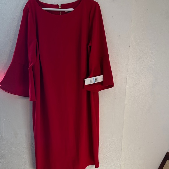 Calvin Klein  Red Dress size 20W - Picture 1 of 16